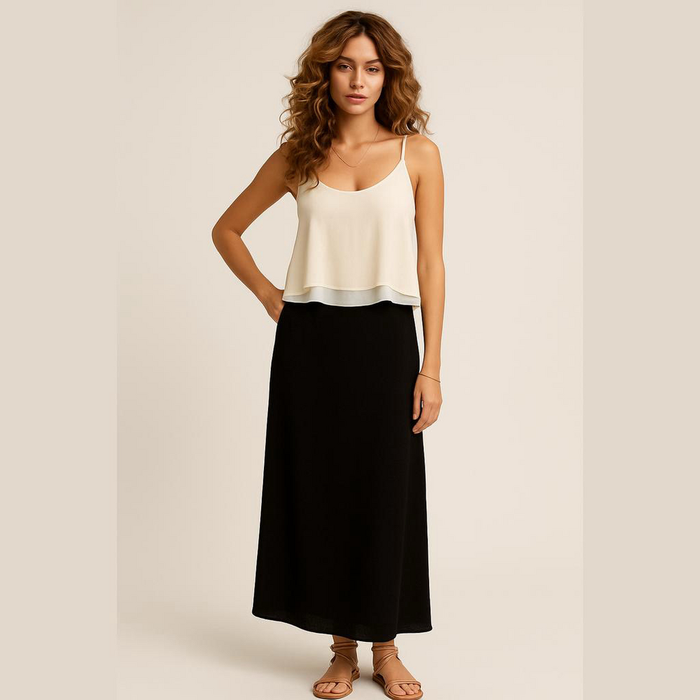 Three hearts maxi dress size med sleevless
